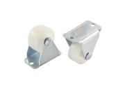 Shopping Trolley Rectangle Plate Fixed Universial Caster Wheels 2 Pcs