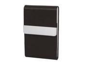 Faux Leather Business Name ID Credit Card Holder Case Keeper Organizer