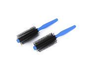 Flexible Hair Styling Hair Curling Roller Comb Brush 2 Pcs