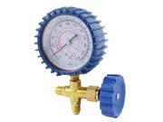 CT 466 Air Condition Blue Clear Single Manifold Gauge Brass Valve