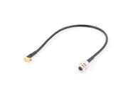 Unique Bargains N Female to SMA Male Right Angle Adapter Connector RG58 Coaxial Cable 40cm