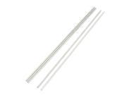 Unique Bargains 5Pcs 180 x 2mm Hardware Tools Stainless Steel Round Rods for Car Model