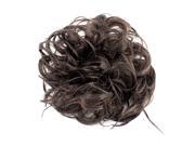 Unique Bargains Ladies Synthetic Fiber Hairpiece Bun PonyTail Hair Wig Scrunchie Brown
