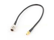 Unique Bargains N Female to SMA Female Adapter Connector RG58 Coaxial RF Pigtail Cable 40cm