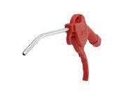 Red Plasitc Handle 6mm Dia Angled Nozzle Air Blower Blow Gun Cleaning Tool