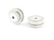 2 Pieces Stainless Steel 8mm Bore 6mm Pitch 32T Timing Pulley for 11mm Wide Belt