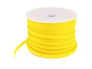 Auto Car Braided Yellow PET Expandable Wire Cable Gland Sleeves 10mm Width