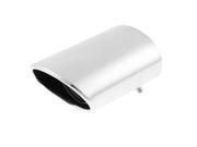 Unique Bargains 7cm Inlet Oval Slanted Rolled Exhaust Muffler Tip Silencer for Hoda Accord 2008