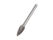 Unique Bargains 3mm Shank 5mm Cutting Bit Toothed Needle Nose Hard Alloy Rotary File