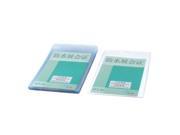 Unique Bargains Soft Plastic Vertical ID Work Exhibition Badge Card Holder Clear 10Pcs