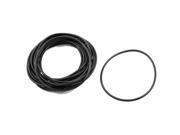 Unique Bargains 90mm OD 3mm Thickness Black Silicone O Ring Seal Gasket 20Pcs
