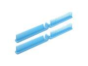 Foldable Handy Hair Care Comb Wide Fine Tooth Double End 2 Pcs