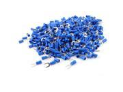 1000pcs SV2 5S Fork Type Pre Insulated Wiring Terminals Blue for AWG 16 14