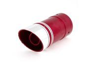Unique Bargains Stainless Steel 5.6cm Inlet Exhaust End Muffler Red for Car Auto
