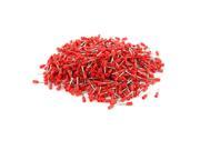Unique Bargains 1000pcs E7508 Red Insulated Tube Ends Terminals for 20 AWG Wire Cable