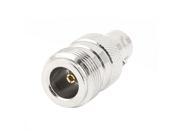 Unique Bargains BNC Female to N Type Female F F Converter RF Coax Adapter Connector Replacement