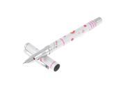 Portable Pink Heart Pattern Smooth Shell 0.7mm Hooded Nib Fountain Pen