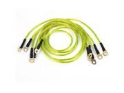 Unique Bargains 5 x Car Battery Electronic Copper Ground Earth Wire Cable System Kit Green