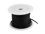 Unique Bargains Car Audio Black Sleeving Braided Polyester Cable Cover Protector 100m x 6mm