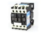 35mm DIN Rail Mounted 3P 1NC 110V Coil 12A AC Contactor CJX2 1201