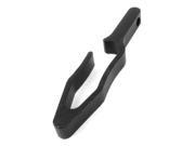 Unique Bargains Motorbike Autocycle Black Aluminum Alloy Gap Cable Wire Clip Clamp