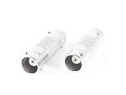 Unique Bargains 2 x Straight BNC Female to Female RF Coaxial Adapter Connector