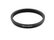 Unique Bargains Black Metal 49mm to 46mm Camera Filter Lens Step Down Ring Adapter