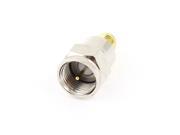Unique Bargains F Type Male Plug to SMA Female Jack Straight Coax Adapter Connector Replacement