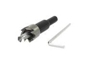 Unique Bargains Hight Speed Steel HSS 6mm Twist Drill Bit 15mm Cutter Tool Hole Saw w Hex Wrench