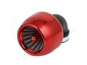 Unique Bargains 26mmx34mmx48mm Red Apple Shape Air Filter Cleaner for Motorbike