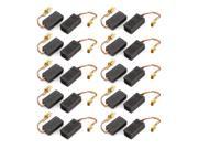 Unique Bargains 20 Pcs 15mm x 8mm x 5mm Power Tool Carbon Brushes for Angle Grinder