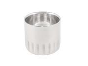 Unique Bargains 6cm Dia Mouth 5.5cm Height Stainless Steel 130ml Capacity Drinking Cup