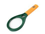 Unique Bargains 65mm 4X 6X Plastic Handlebar Two Lens Magnifying Magnifier for Reading