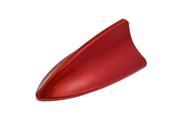 Unique Bargains Car Plastic Rear Tail Shark Fin Dummy Antenna Aerial Light Decoration Red