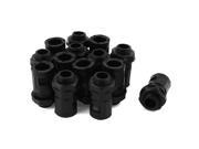 Unique Bargains 14Pcs PG7 12mm Thread Quick Connector Pipe Fitting for AD10 Corrugated Conduit