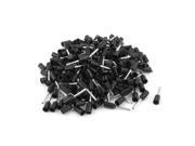 Unique Bargains 200Pcs E0508 22AWG Insulated Ferrule Wire Cord End Terminal Connector Black