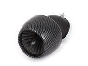 Unique Bargains 48mm Thread Diameter Carbon Fibre Adjustable Clamp Air Filter for Motorbike