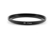 Unique Bargains 49 55mm 49mm to 55mm Aluminum Step Up Filter Ring Adapter for Camera