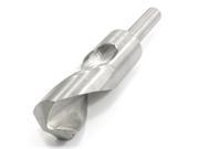 Unique Bargains HSS 28mm Cutting Dia 13mm Shank Dia Helical Groove 2 Flutes Cutter End Mill