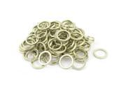 Unique Bargains 100 Pcs Metal Silencer Exhaust Pipe Gasket Seal Bronze Tone for Honda