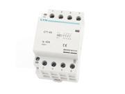 CT1 63 4P House Home 4 Phase Pole AC Power Contactor Coil 220 240V Ie 40A