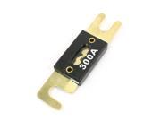 Gold Tone Metal Sheet 300Amp Rated ANL Fuse for Auto Car Vehicle
