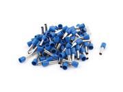 Unique Bargains 100 Pieces 6mm2 Crimp Cord Wire End Insulated Bootlace Ferrule Terminal Blue