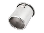 Unique Bargains Stainless Steel 67mm 2.6 Inlet Universal Exhaust Muffler Tip for Auto Car