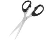 Unique Bargains 6.3 Long Sewing Paper Scissors Hand Tool Silver Tone Black