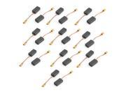 Unique Bargains 10 Pairs Electric Hammer Drill Motor Carbon Brushes 15mm x 8mm x 4mm