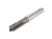 Unique Bargains 30mm Flute Long 10mm Cutting Dia Helical Groove Flat End Mill
