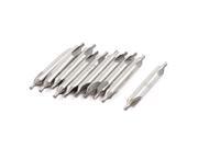 Unique Bargains 10 x HSS 5mm Shank 2mm Di Tip Lathe Mill Electrical Center Drill Bits