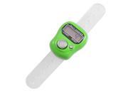 Green Housing 5 Digit LCD Electronic Finger Counter Hand Tally