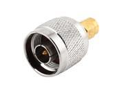 Unique Bargains N type Male Jack to SMA Male Plug RF Coaxial Antenna Connector Coupler